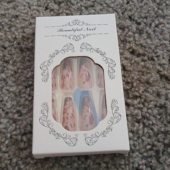 Halloween blood splatter spooky scary press on Nails NEW - Picture 2 of 4